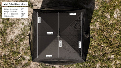 Mini Cube Portable Sauna Tent | 2-Person Wood-Fired Sauna