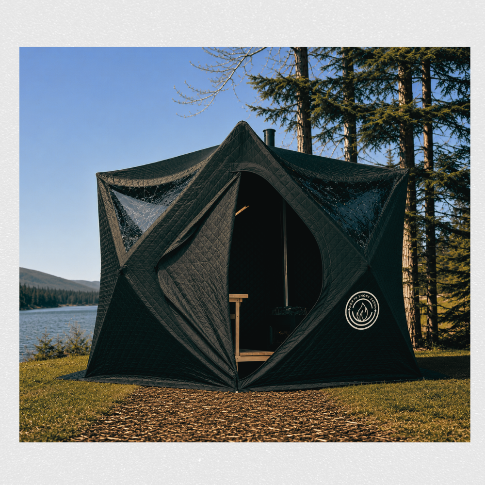Mini Cube Portable Sauna Tent | 2-Person Wood-Fired Sauna
