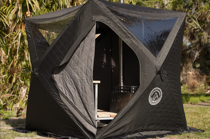 Mini Cube Portable Sauna Tent | 2-Person Wood-Fired Sauna